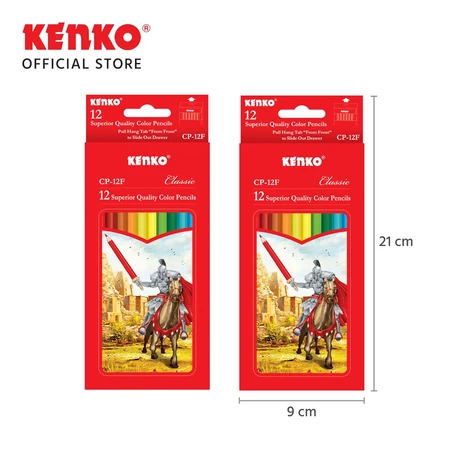 PENSIL 24 WARNA KENKO PANJANG